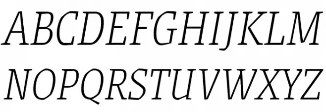 Grenze ExtraLight Italic Polices MAJUSCULES