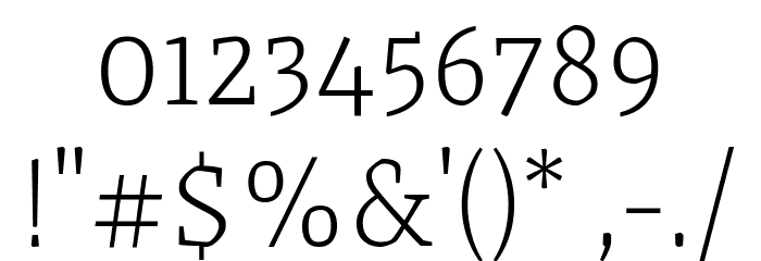 Grenze ExtraLight Font OTHER CHARS