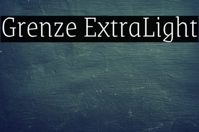 Grenze ExtraLight Example 1