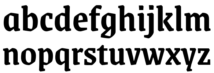 Grenze SemiBold Font LOWERCASE