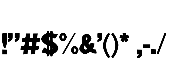 Gresan - Personal Use Only Font OTHER CHARS