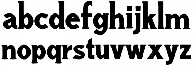 Gresan - Personal Use Only Schriftart Kleinbuchstaben