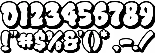 Gresta Outline Font OTHER CHARS