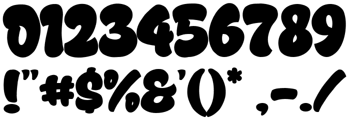Gresta Regular Font OTHER CHARS