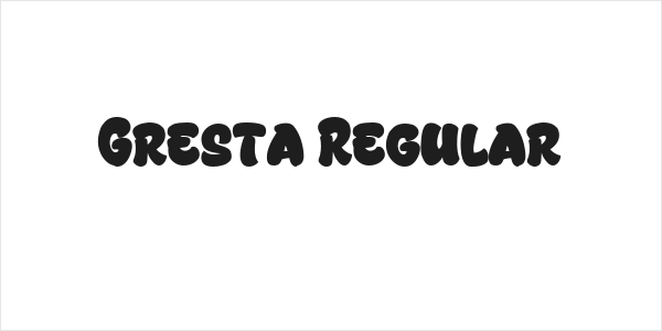Gresta Regular Logo