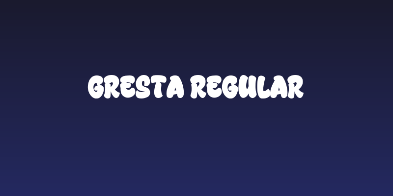 Gresta Regular Social Header