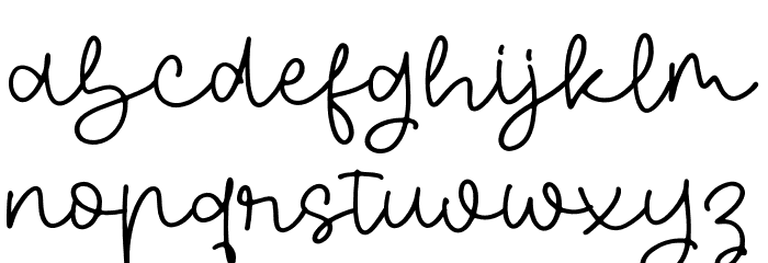 Grestelan Font LOWERCASE