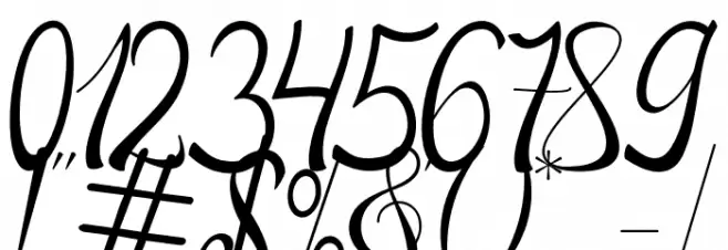 Gresthine Font OTHER CHARS