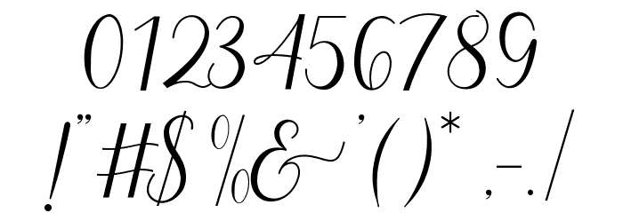 Gresya Font OTHER CHARS