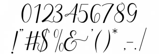 Gresya Font OTHER CHARS