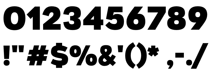 Gretaros Regular フォント その他の文字