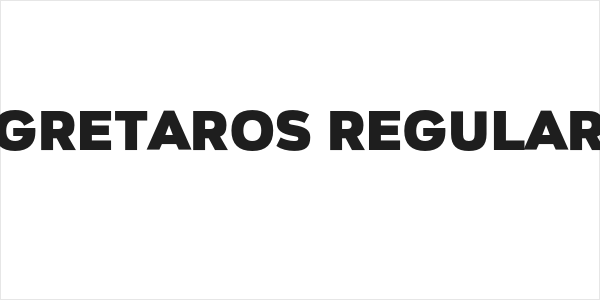 Gretaros Regular Logo