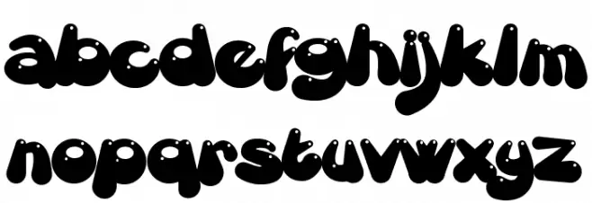 Gretoon Highlight Caratteri MINUSCOLO