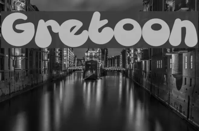 Gretoon Font examples
