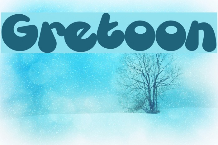 Gretoon Font examples