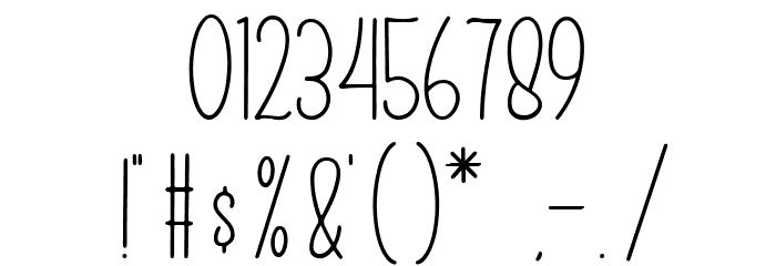 Grey Joy Font OTHER CHARS