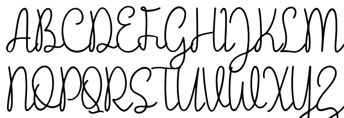 Grey Joy Font UPPERCASE