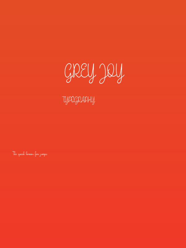 Grey Joy Poster