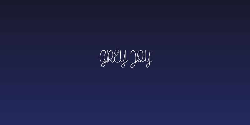 Grey Joy Social Header