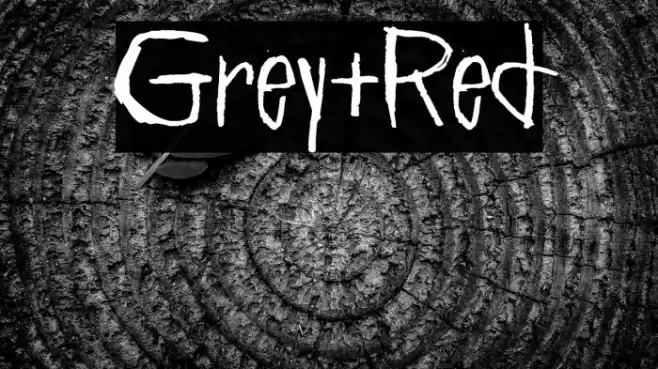 Grey+Red Font examples