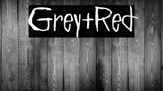 Grey+Red Font examples