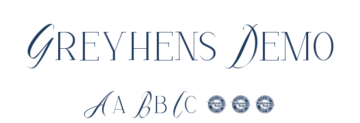 Greyhens Demo Font Preview