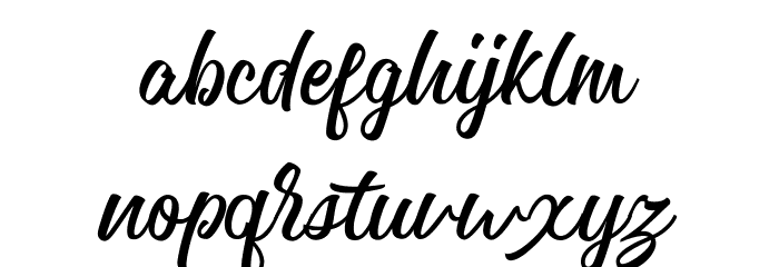 Greylock-Regular Font LOWERCASE