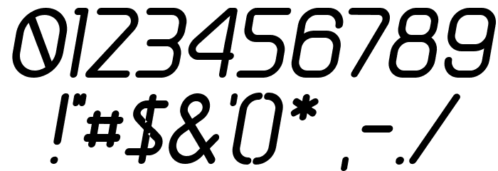 GreyscaleBasic Bold Italic Font OTHER CHARS