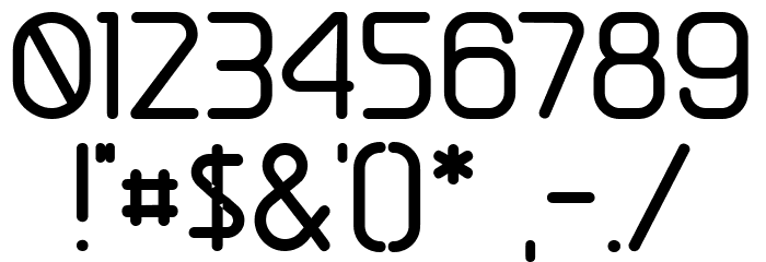 GreyscaleBasic Bold Font OTHER CHARS
