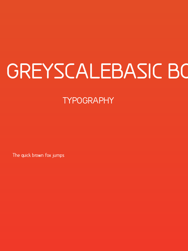 GreyscaleBasic Bold Poster