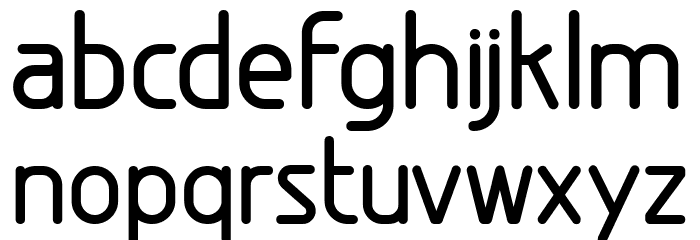 GreyscaleBasic Bold Font LOWERCASE
