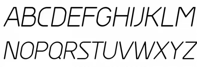 GreyscaleBasic Italic Шрифта ВЕРХНИЙ