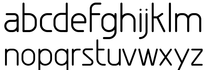 GreyscaleBasic Font LOWERCASE