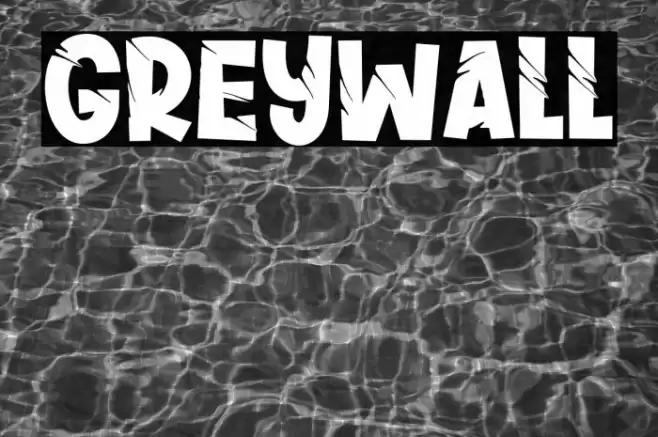 Greywall Font examples