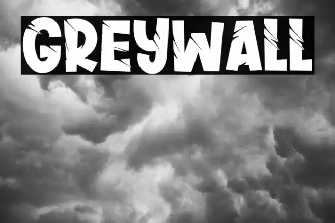 Greywall Font examples