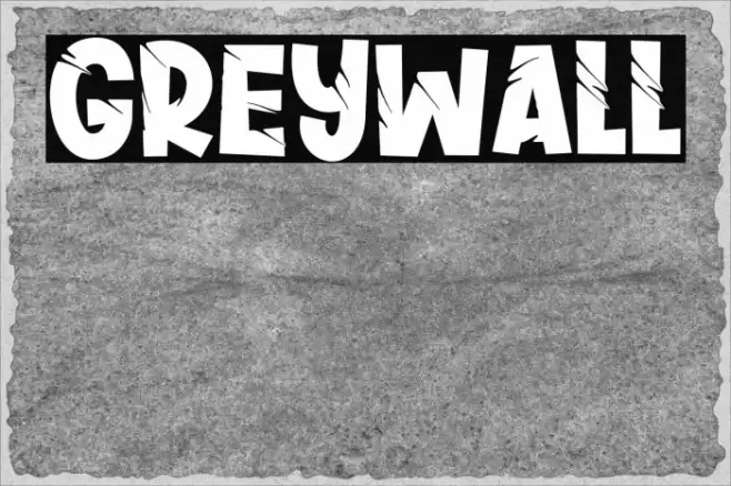 Greywall Font examples