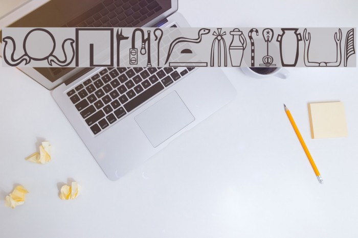 Greywolf Glyphs Font examples