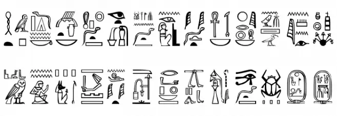 Greywolf Glyphs फ़ॉन्ट लोअरकेस