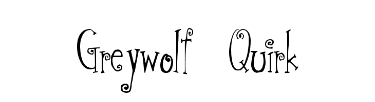 Greywolf Quirk फ़ॉन्ट