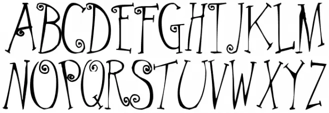 Greywolf Quirk Schriftart Groß