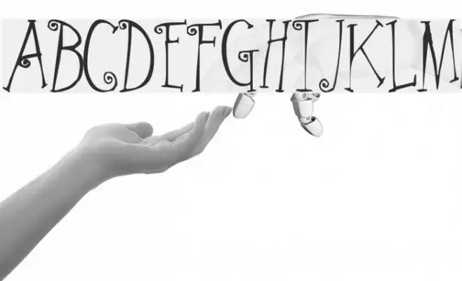 Greywolf Quirk Font examples