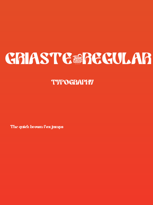 Griaste-Regular Poster