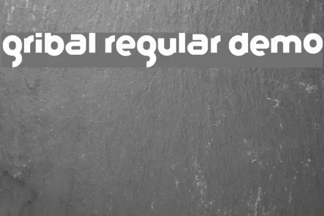 Gribal Regular Demo examples