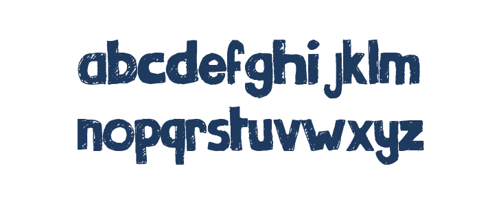 Gribouille Lowercase