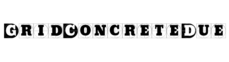GridConcreteDue  Fuentes Gratis Descargar