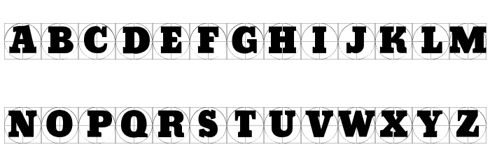 GridConcreteDue Font LOWERCASE