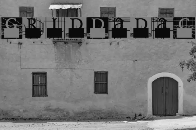 GridDadaC Font examples