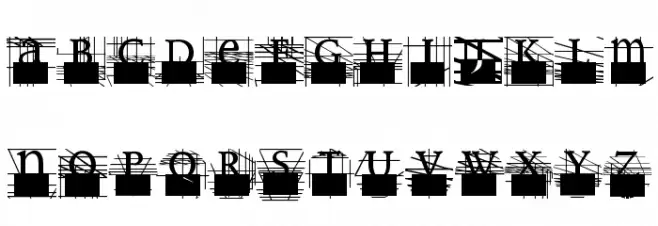 GridDadaC フォント 小文字