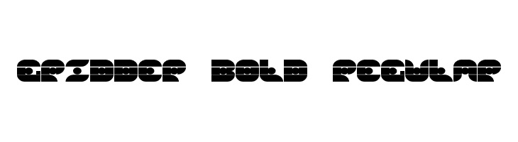 Gridder Bold Regular  नि: शुल्क फ़ॉन्ट्स डाउनलोड