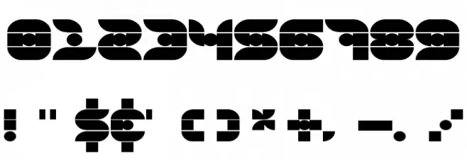 Gridder Bold Regular Font OTHER CHARS